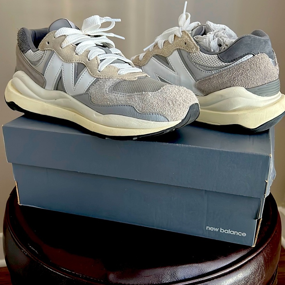 Mens size 11 New Balance 57/40 “Grey Day”